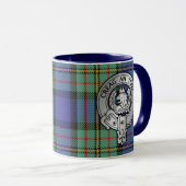 Clan MacLaren Wappen & Tartan Tasse (VorderseiteRechts)