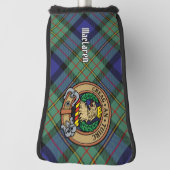 Clan MacLaren Wappen über Tartan Golf Headcover (Rotieren 90)