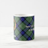 Clan MacLaren Wappen über Tartan Kaffeetasse (Mittel)