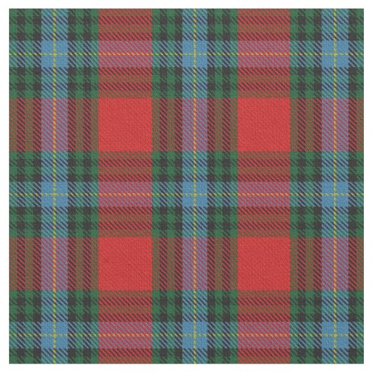 Clan MacLea Livingstone schottischer Tartan Stoff (Nahaufnahme)