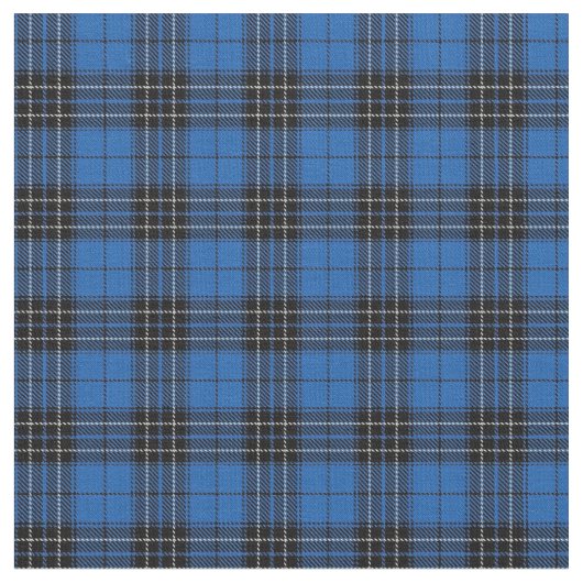 Clan MacLean, das blaues Schwarzesschottischen Stoff (Nahaufnahme)