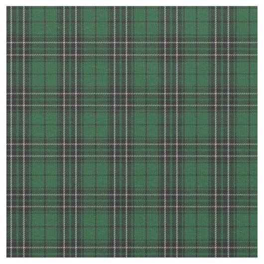 Clan MacLean, das grünen schwarzen schottischen Stoff (Nahaufnahme)