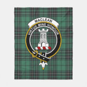 Clan MacLean Jagd Ancient Tartan Kariert Fleecedecke (Vorderseite)