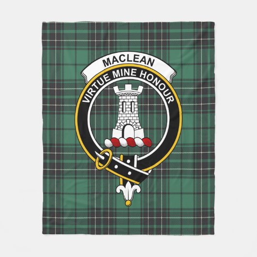 Clan MacLean Jagd Ancient Tartan Kariert Fleecedecke (Vorderseite)