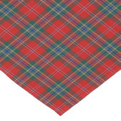 Clan MacLean Red, Blue und Green Scottish Tartan Kurzer Tischläufer (Ecke)