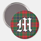 Clan MacLean Red Tartan Kariert Accents Magnet (Vorderseite/Rückseite)
