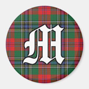 Clan MacLean Red Tartan Kariert Accents Magnet