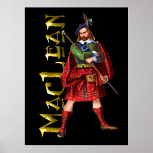 Clan MacLean Schottischer Hochlandtraum Poster