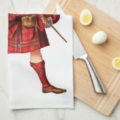 Clan MacLean Schottischer Traum Geschirrtuch (Viertel Falte)