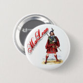 Clan MacLean Scottish Dream Button (Vorne & Hinten)