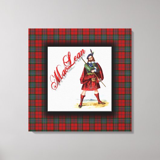 Clan MacLean Scottish Dream Leinwanddruck (Vorderseite)