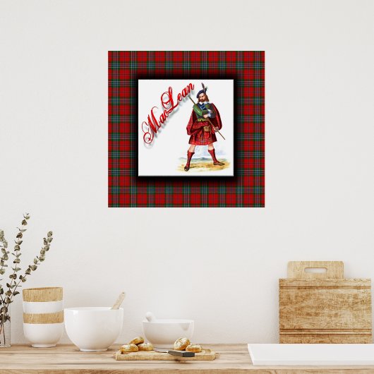Clan MacLean Scottish Dream Poster (Küche)