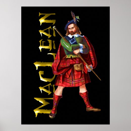 Clan MacLean Scottish Highland Dream Poster (Vorne)