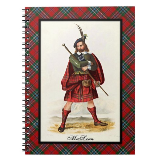 Clan MacLean Scottish Highland Dreams Notizblock (Vorderseite)