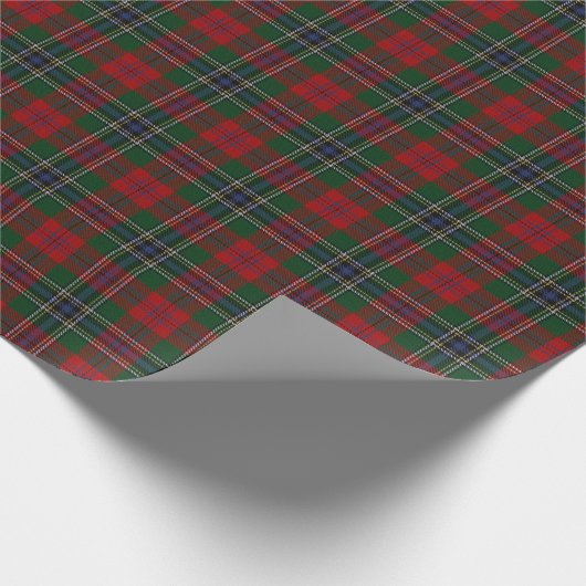 Clan MacLean ScottishTartan Geschenkpapier (Ecke)