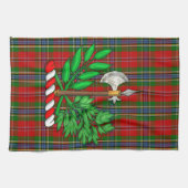 Clan MacLean Tartan and BattleAxe Wappen Geschirrtuch (Horizontal)