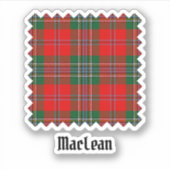 Clan MacLean Tartan Aufkleber (Vorderseite)