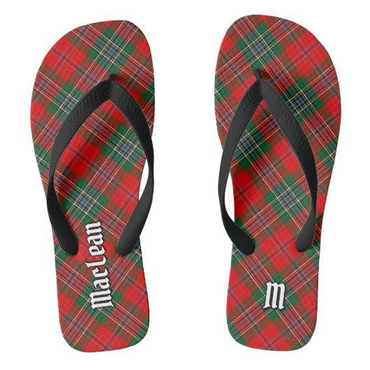 Clan MacLean Tartan Badesandalen (Fußbett)
