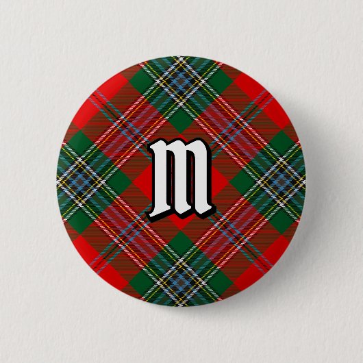 Clan MacLean Tartan Button (Vorderseite)