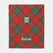 Clan MacLean Tartan Fleecedecke (Vorderseite)