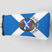 Clan MacLean Tartan Knot & Flag Golf Headcover (Vorderseite)