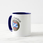 Clan MacLean Tartan Knot & Flag Tasse (Vorderseite Links)