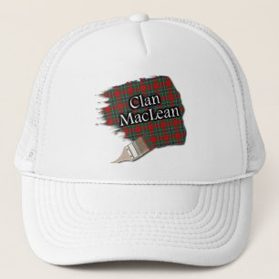 Clan MacLean Tartan Paint Brush Cap Truckerkappe