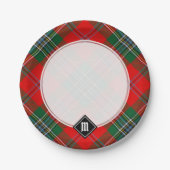 Clan MacLean Tartan Pappteller (Vorderseite)