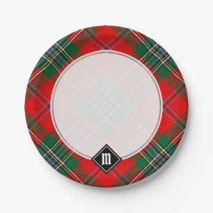 Clan MacLean Tartan Pappteller