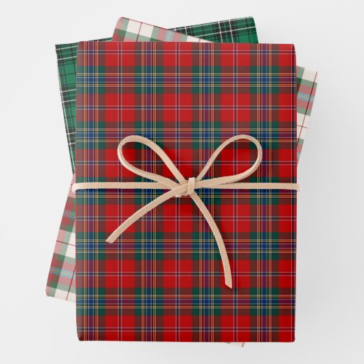 Clan MacLean Tartan Variationen Geschenkpapier Set (Beispiel)
