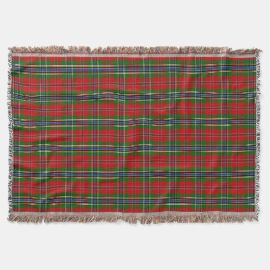 Clan MacLean von Duart Tartan Decke (Vorderseite)