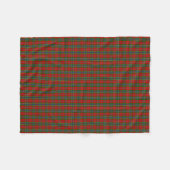 Clan MacLean von Duart Tartan Fleecedecke (Vorderseite (Horizontal))