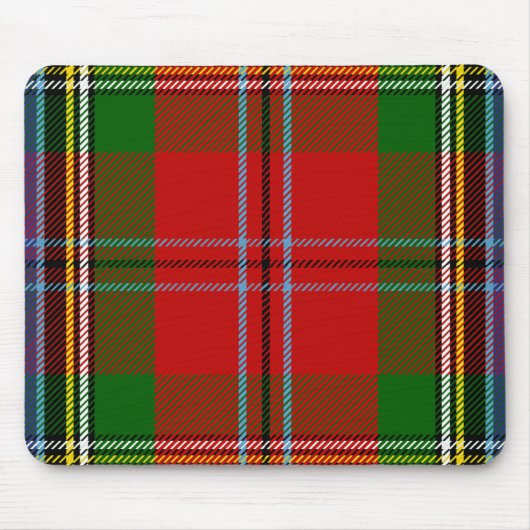 Clan MacLean von Duart Tartan Mousepad (Vorne)