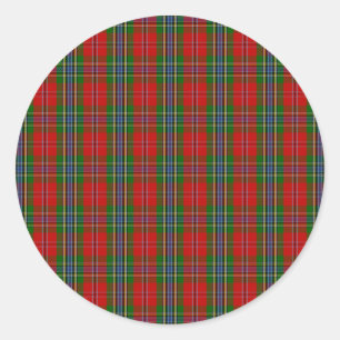 Clan MacLean von Duart Tartan Runder Aufkleber