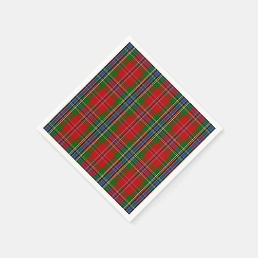 Clan MacLean von Duart Tartan Serviette (Ecke)