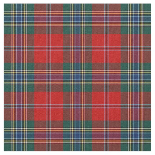 Clan MacLean von Duart Tartan Stoff (Nahaufnahme)