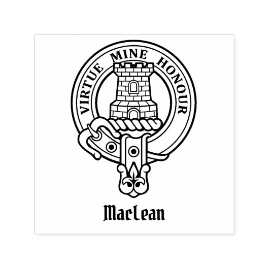 Clan MacLean Wappen Permastempel (Design)