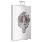 Clan MacLean Wappen & Tartan Flachmann (Rechts)