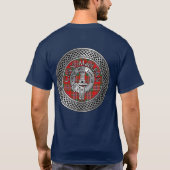 Clan MacLean Wappen & Tartan Knot T - Shirt (Rückseite)