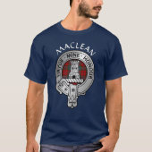 Clan MacLean Wappen & Tartan T-Shirt (Vorderseite)