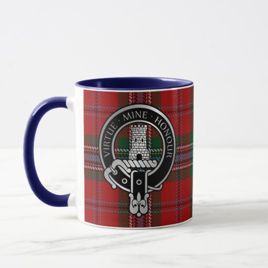 Clan MacLean Wappen & Tartan Tasse (Links)