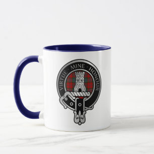 Clan MacLean Wappen & Tartan Tasse