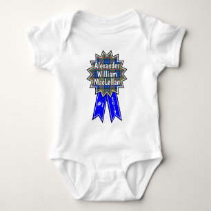 Clan MacLellan #1 Auszeichnung Blaue Schleife Baby Strampler