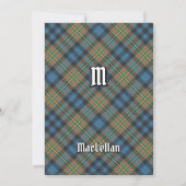 Clan MacLellan Ancient Tartan Einladung (Vorderseite)