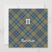 Clan MacLellan Ancient Tartan Einladung (Vorderseite)