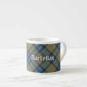 Clan MacLellan Ancient Tartan Espressotasse (Vorderseite Rechts)