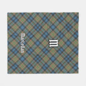 Clan MacLellan Ancient Tartan Fleecedecke (Vorderseite (Horizontal))