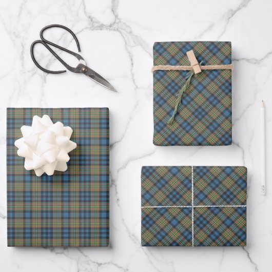 Clan MacLellan Ancient Tartan Geschenkpapier Set (Vorderseite)