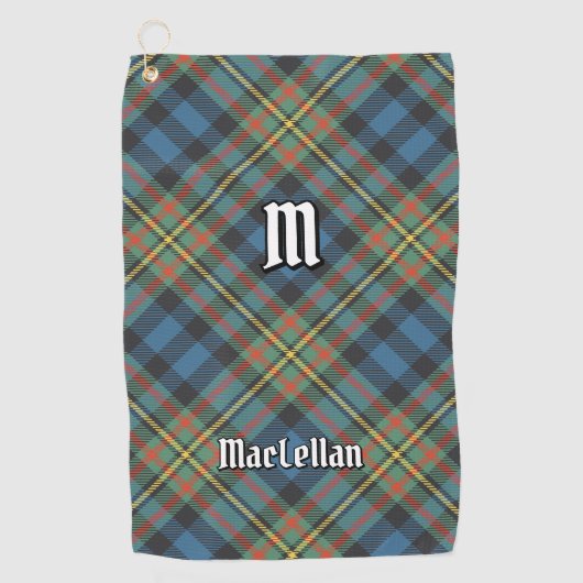 Clan MacLellan Ancient Tartan Golfhandtuch (Vorderseite)