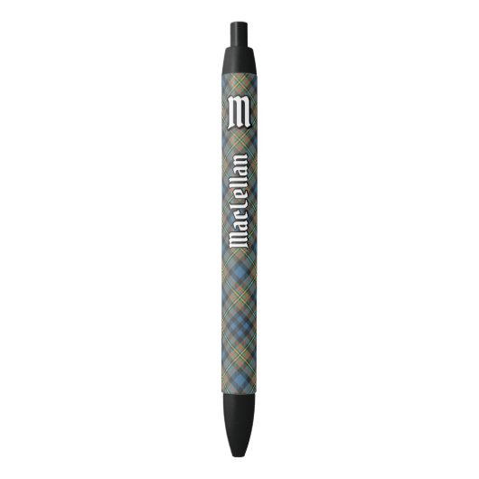 Clan MacLellan Ancient Tartan Kugelschreiber (Vorderseite Vertikal)
